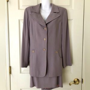 Parallel Lavender Skirt Suit Size 10